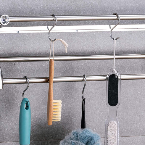 40 Pack S Hooks - Heavy Duty Stainless Steel for Hanging Pots, Pans, Plants, Towels