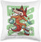 Children Roller Blades Boys & Girls Motif Fox Inline Skates I Kids Rollerblades Throw Pillow, 16x16, Multicolor