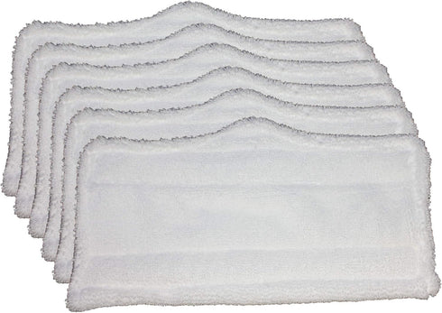 6 pc Microfiber Pads (XT3101) for Shark Steam Mop S3101, S3250, S3202