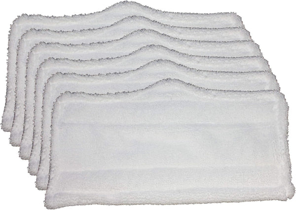 6 pc Microfiber Pads (XT3101) for Shark Steam Mop S3101, S3250, S3202