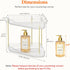 2-Tier Counter Countertop, 25 cm/10inch(H) Lifewit Corner Bathroom Organizer, Plastic Makeup Skincare Organizers