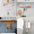 YeeBeny Orange Paper Towel Holder Kitchen Roll Holder, Paper Towel Holder - Self Adhesive or Drilling, Under Cabinet