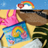Franco Collectibles Beach/Pool Waterproof Swimsuit, Makeup, Toiletries Pouch Bag