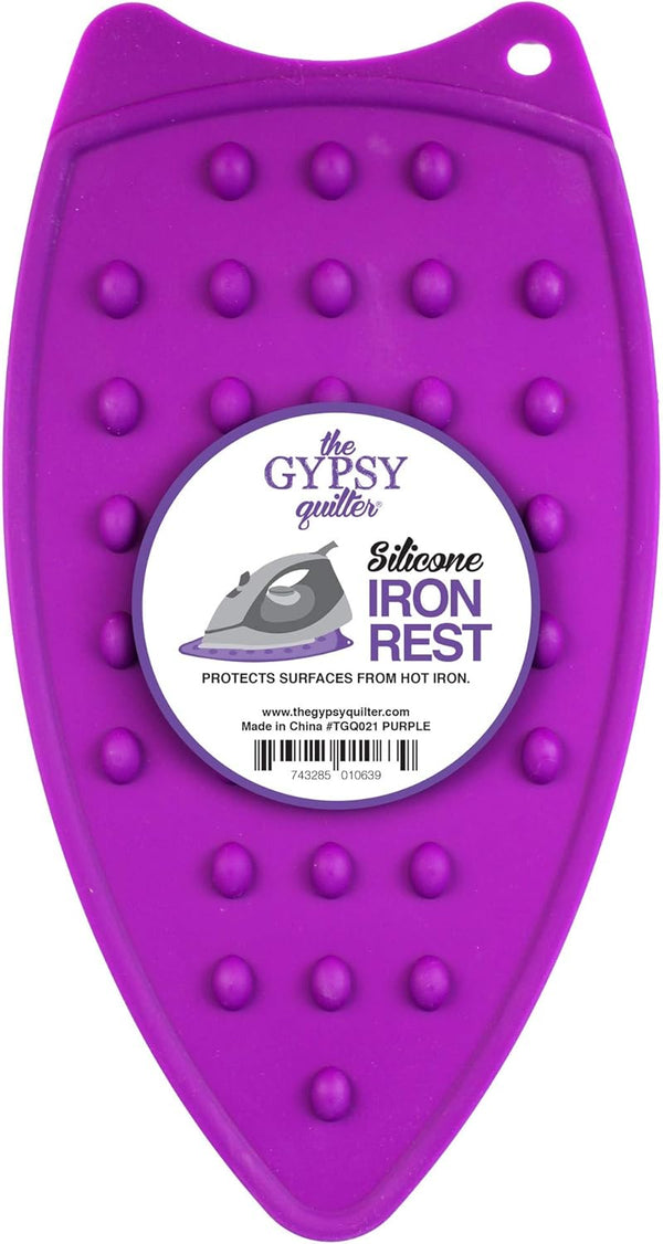 Gypsy Quilter Silicone Purple Iron Rest