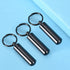 Cremation Jewelry Urn Keychain for Ashes, Cylinder Keepsake Necklace for Women and Men