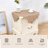 2 Pack 24 24 Inch Wolkemer Faux Linen Small Square Tablecloth Heavy Duty Fabric Nightstand Table Cloths x Flaxen