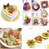 Mayata 5 Set Random Style Cookie Cutter Cake Mold for DIY Biscuit and Cake