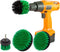 4 Packs Drill Brush Kit, Scrubber Attachment Set for Cleaning Kitchen, Stove, Cabinet, and Carpet