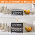 IBUYKE Coffee Pod Drawer Holder for Nespresso, 40 Capacity Capsule Pods Storage Organizer, Black UTCJ101B
