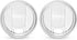 Host Wine Freeze Replacement Lids for Tumblers - Set of 2, Sliding Tab Closure for Travel Cup