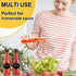 3 oz, 24 Pack GMISUN Mini Hot Sauce Bottles Ginger Shot Bottles with Shrink Capsules, Glass Mini Wine Bottle