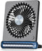 Koonie Portable Desk Fan, 3.5-20hrs Battery Operated Small USB Fan with Ultra Quiet 220° Tilt Folding