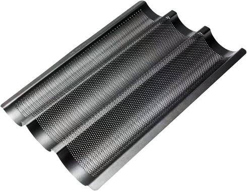 Non-Stick Baguette Tray - French Bread Pan in Carbon Steel
