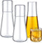 850 ml Bedside Water Carafe with Glass Set Night Water Carafe Clear