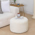 Poofieotto Unstuffed Pouf Ottoman Cover Handmade Footstool Ottoman Storage Solution Floor Pouf Footrest