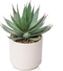 Briful Succulents Plants Artificial for Home Decor, Realistic Potted Fake Agave Plant,