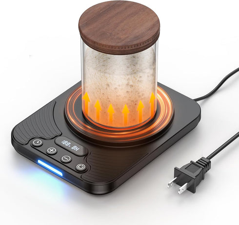 Sourdough Starter Warmer Precise 1F Thermostat (70110F), Warming Mat with 24H Timer