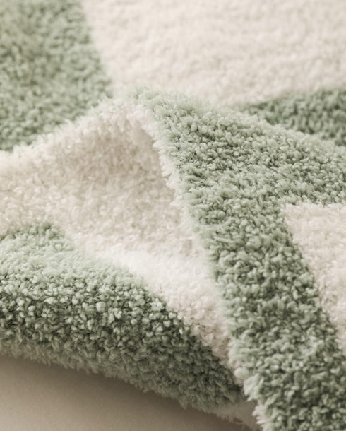 Cozy Queen90"X90") Ultra Soft Buffalo Checkerboard Grid Fluffy Microfiber Queen Size Bed Blanket Checkered Knitted