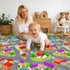 JinKune 48'' 72' Large Kids Carpet Play Mat Rug for Playroom, x Car Rugs Mat for Kids Toy Cars, City Life with Road