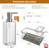 12 oz/350ml Set GMISUN Kitchen Soap Dispenser, Fl Clear Dish Soap Dispenser with Silver Sponge Holder, Customized Glass
