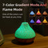 Mini Colorful Volcano Shape Humidifier, USB Personal Desktop Humidifier with 7 Colors, Super Quiet for Office Room,