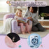 Tiita Kids Sofa, Childrens Couch with Carry Handle, Portable Toddler Foam Sofa Couch, Glow in the Dark Nursery Kids