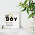 HDKY Construction Nursery Wood Box Sign Construction Truck Boy Definition Wooden Box Sign Block for Wall Desk Home Boys