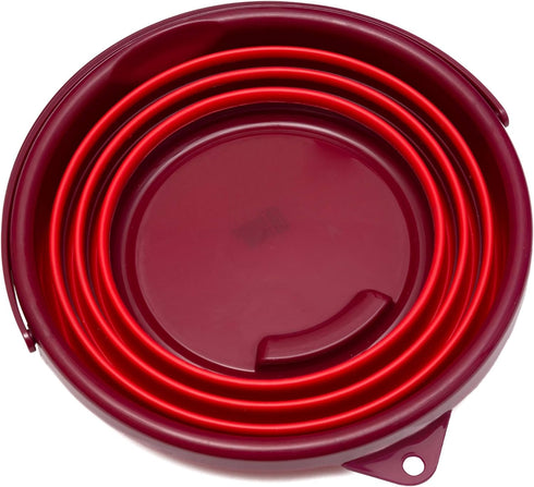 Cambridge Robert Irvine 10-Quart Collapsible Ice Bucket, 1 Count, Red