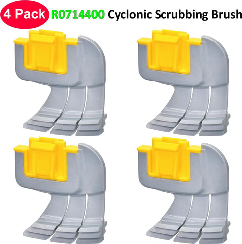 4-Pack MX6 MX8 R0714400 (4 Pack) Brushes Replacement for Zodiac Elite and Polaris MAXX Atlas XT Pool Cleaners, Cyclonic