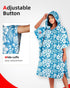 Abahub Surf Poncho Women & Men Towel Poncho Adult with Hood, Thick Quick Dry Changing Poncho Towel, Microfiber Wearable