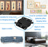 Sectional Couch Metal Connectors, 4 Pcs Universal Sofa Interlocking Furniture Connector with Screws for Loveseat,
