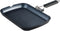 S·KITCHN Nonstick Grill Pan for Stove Tops, Induction Compatible KBBQ - 13 × 9IN with Folding Handle and Pour Spouts