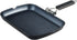 S·KITCHN Nonstick Grill Pan for Stove Tops, Induction Compatible KBBQ - 13 × 9IN with Folding Handle and Pour Spouts