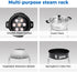Konrisa Stainless Steel Steam Rack for Instant Pot, Trivet Holder for Cooking, Set of 3