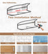 6PCS, Wall Mounted Shoe Rack with Sticky Hanging Strips, Metal Wall Shoe Storage, Hanging Shoe Organizer