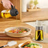 4Pcs 16oz/470ml Set 2Pcs YARRAMATE Glass Olive Oil Sprayer with Stickers, Kitchen Gadgets, Including Non-Slip Bottle