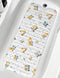 LNOND Baby Bath Mat Non Slip,Kids Bath Mat for Bathroom,Dinosaurs Driving Excavator