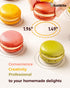Katbite 100 Macaron Parchment Sheets Template, Non-Stick Baking Stencil for Cookies, 12x16 In