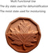 OULLYY 2 Pack Brown Sugar Saver and Softener, Terracotta Brown Sugar Keeper Disc for Food Storage Containers, Reusable