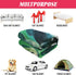 50x80 Soft Plush Blanket, Comfort Warmth Throw for Couch, Underwater Manatee Family Green