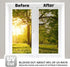 WPCTEV One Way Mirror Window Film, Silver, 6 Mil, 23.6 Inch x 6.5 Feet, Privacy Static Non-Adhesive Tint for Home &