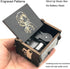 Pursuestar SpAway Wind Up Music Box, Vintage Engraved Wood Mechanism Musical Gift for Anime Fans
