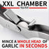Premium Garlic Press, Stainless Steel Easy to Clean Mincer, Durable Construction and Rust Proof