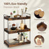 Cedwnuer 3-Tier Countertop Counter, Counter Bathroom Shelf, Wood Spice Rack Organizer for Kitchen Vanity Corner Shelf