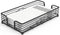 Black Guest Towel Holder Tray for Bathroom Disposable Paper Hand Towel Holder,