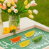 24PCS CCINEE Artificial Lemon Blocks,Realistic Fake Lemon Lime Wedge Block Fruit Decor for Home Kitchen Decoration