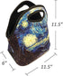 Wrapables Insulated Neoprene Lunch Bag with Musical Notes Design