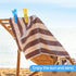 JABINCO Beach Towel Clips - Plastic Chair Clips Towel Holder (Pack of 8) in Yellow, Blue, Green, Red