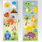CCINEE 85 PCS Dinosaur Window Cling Decals for Kids, Assorted Cute Dinosaur Stickers