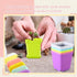 240 Pack 3 Inch Zubebe Plastic Seedling Pots Flower Pots Small Square Plastic Plant Pots Succulent Planter Nursery Pots